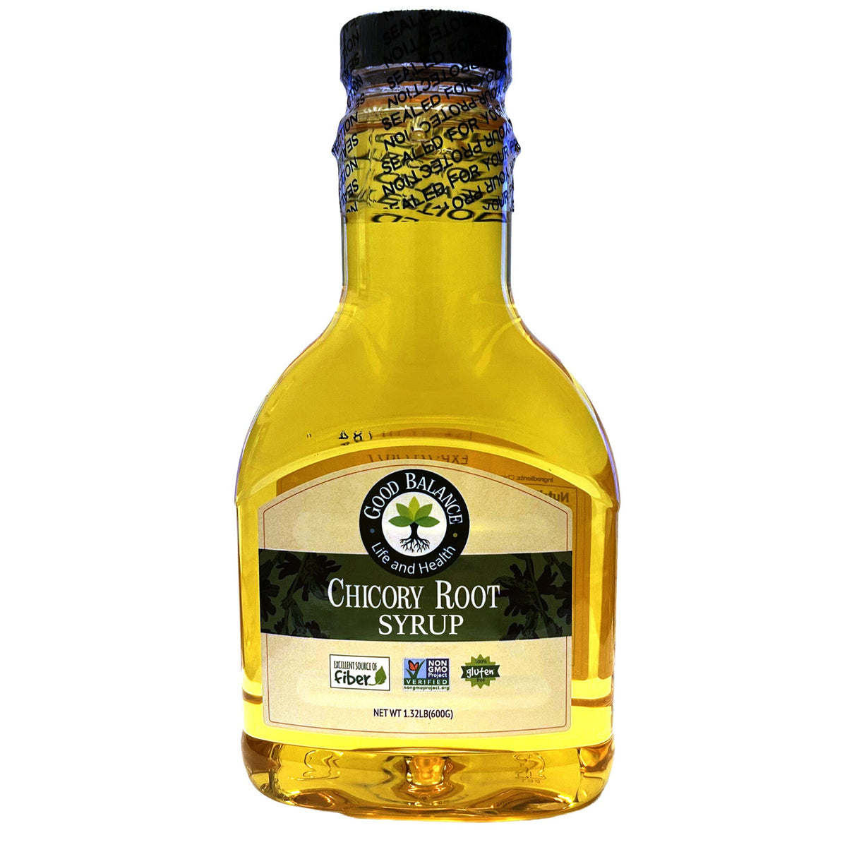 Good Balance Health Chicory Root Fiber Syrup 21 oz bottle, front