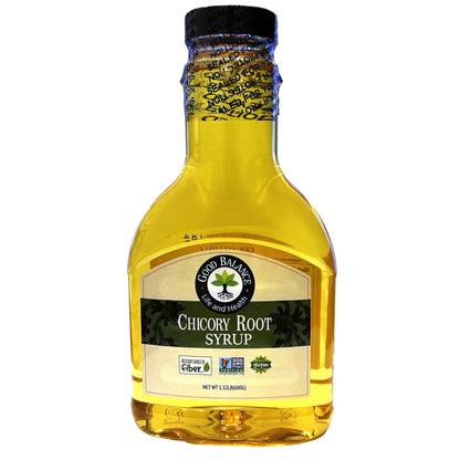 Good Balance Health Chicory Root Fiber Syrup 21 oz bottle, front