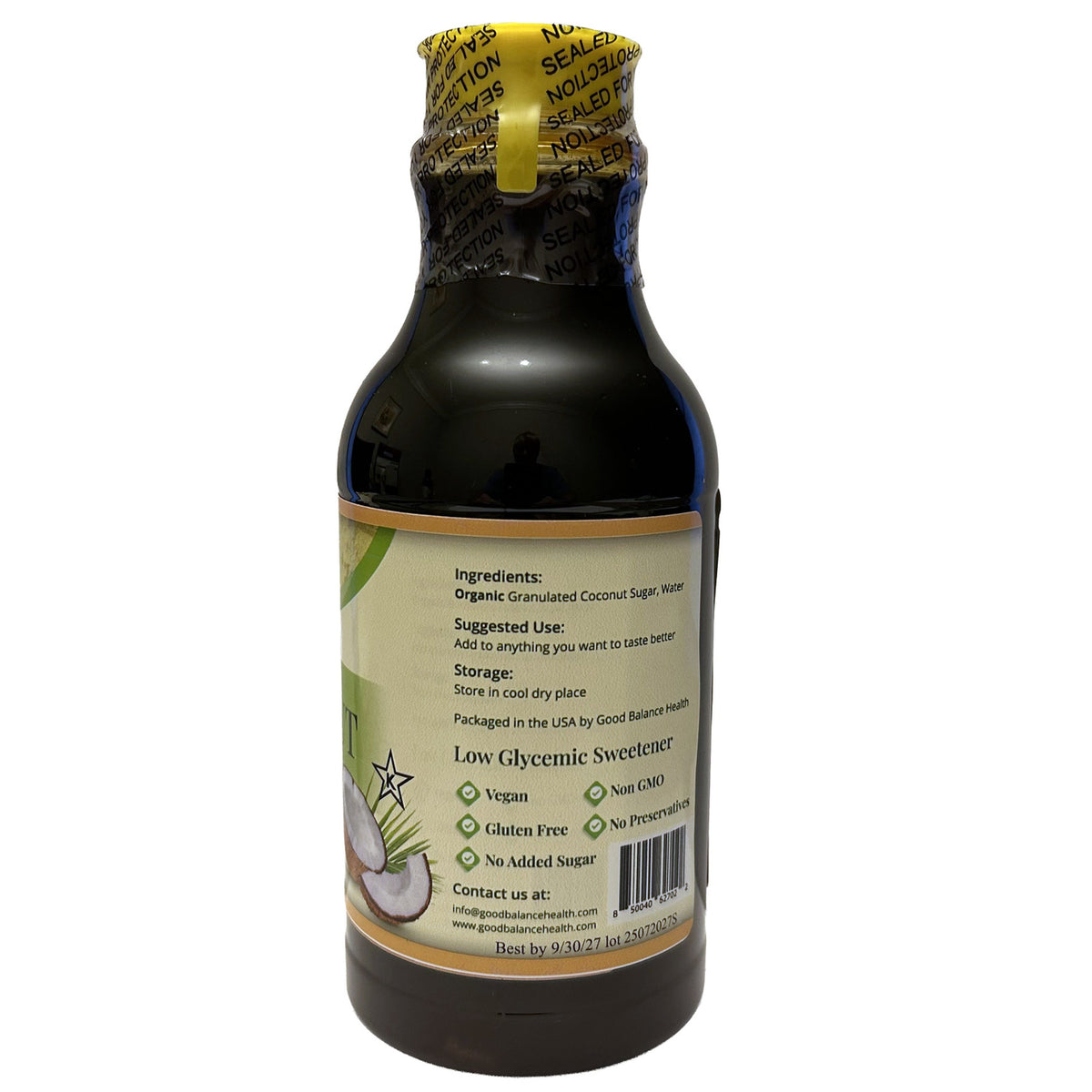 Coconut Nectar Syrup, Caramel Flavor, 1.42 lb