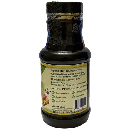 Yacon Syrup, 1 Ingredient Peruvian Yacon Root, 11.25 oz