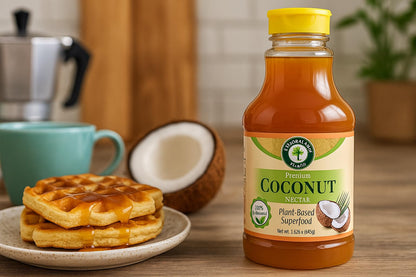 Good Balance Health Coconut Nectar | Natural Liquid Sweetener | Low Glycemic Sweetener | All Natural and Organic | Sugar Substitute | Non GMO, Gluten Free, Keto Sugar, Vegan Friendly, Baking | 22 Ounces (645 Grams)