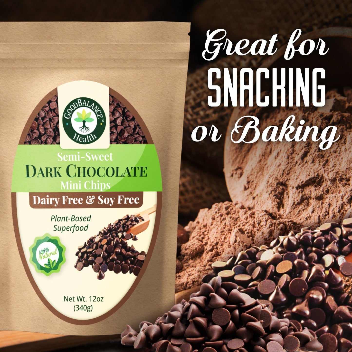 Dark Chocolate Mini Chips 4 Pack