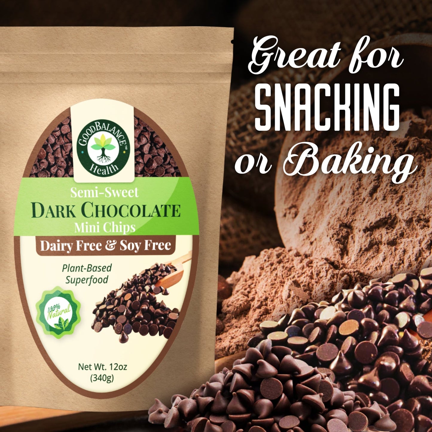 Dark Chocolate Mini Chips 2 Pack