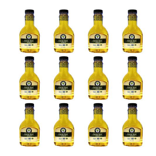 Chicory Root Fiber Syrup 12-pack, twelve 21 oz bottles